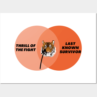 Venn Diagram: Songtext Eye of the Tiger Posters and Art